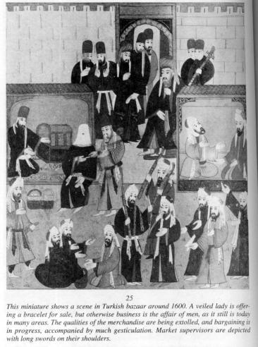 Turkish bazzar around 1600